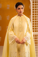 BUTTER BLISS-3PC CHIKANKARI SUIT