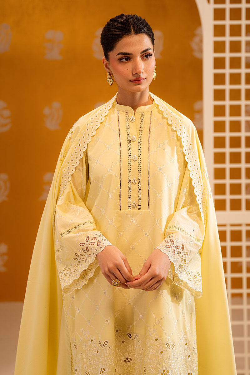 BUTTER BLISS-3PC CHIKANKARI SUIT