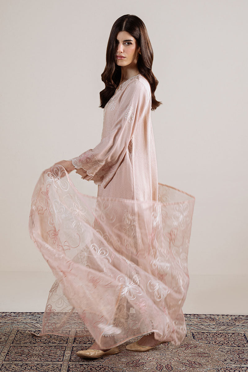 PINK SWIRL-2PC (SHIRT & DUPATTA)