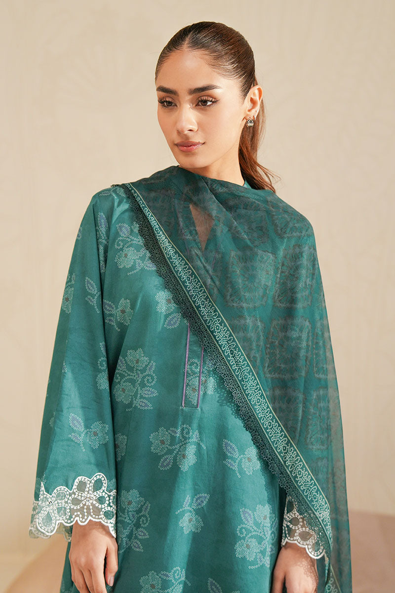 FOREST DEW-3 PIECE PRINTED LAWN SUIT