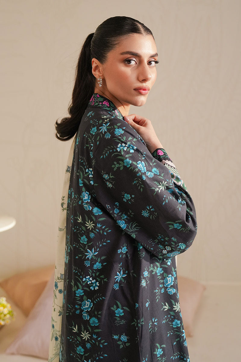 AQUA GRACE-3 PIECE PRINTED LAWN SUIT