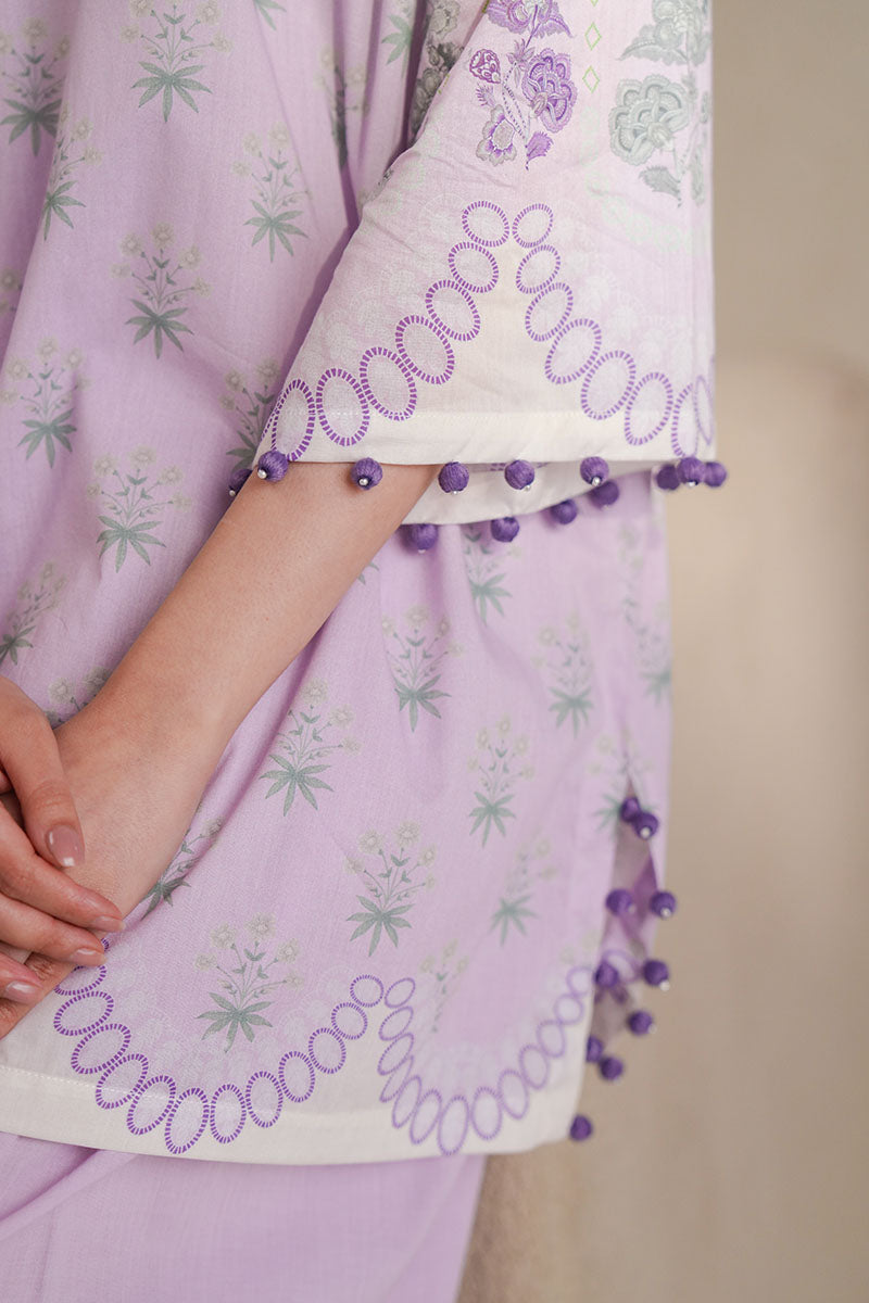 OPULENT ORCHID-2 PIECE PRINTED LAWN SUIT