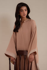 SUNSET OCHRE EMBROIDERED SHIRT