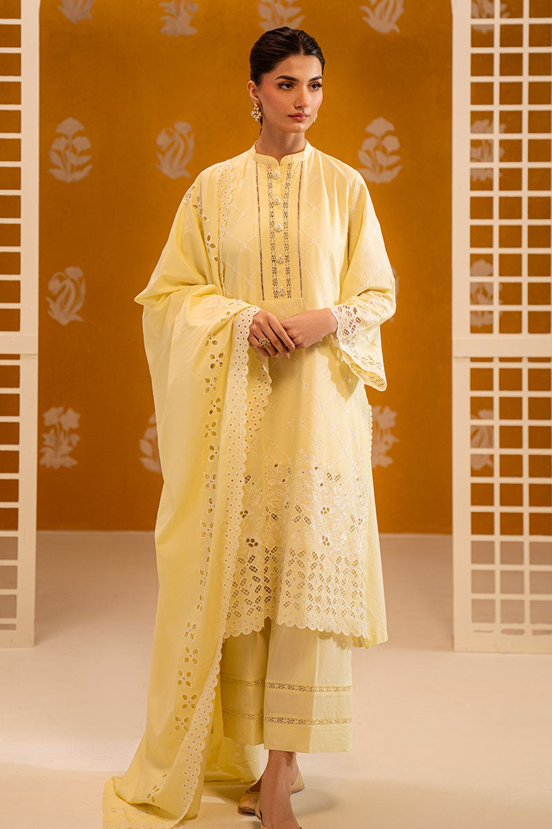 BUTTER BLISS-3PC CHIKANKARI SUIT