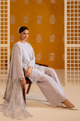 LAVENDER ASH-3PC (SHIRT, TROUSER & DUPATTA)