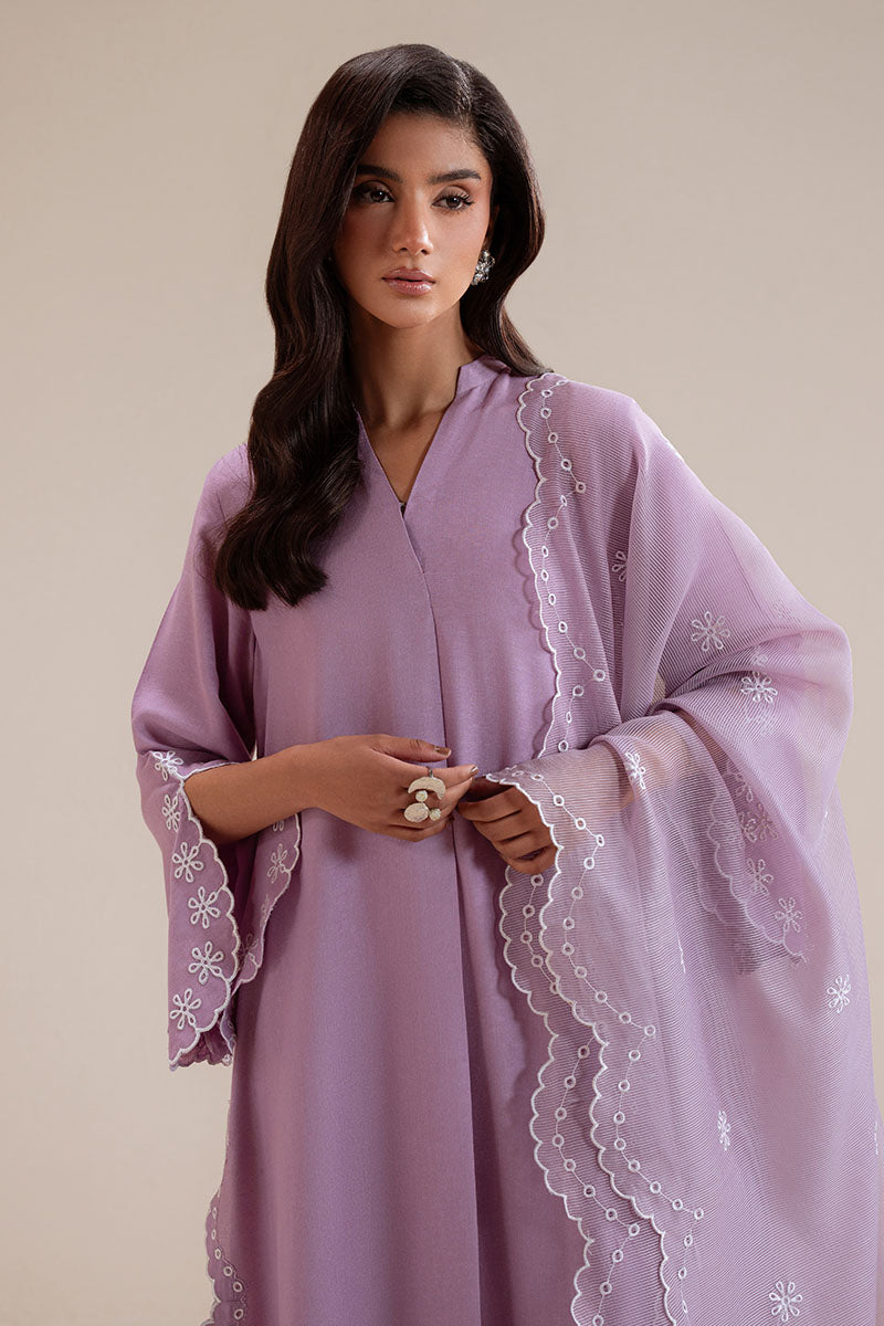 LAVENDER REEF-3PC (SHIRT, TROUSER & DUPATTA)