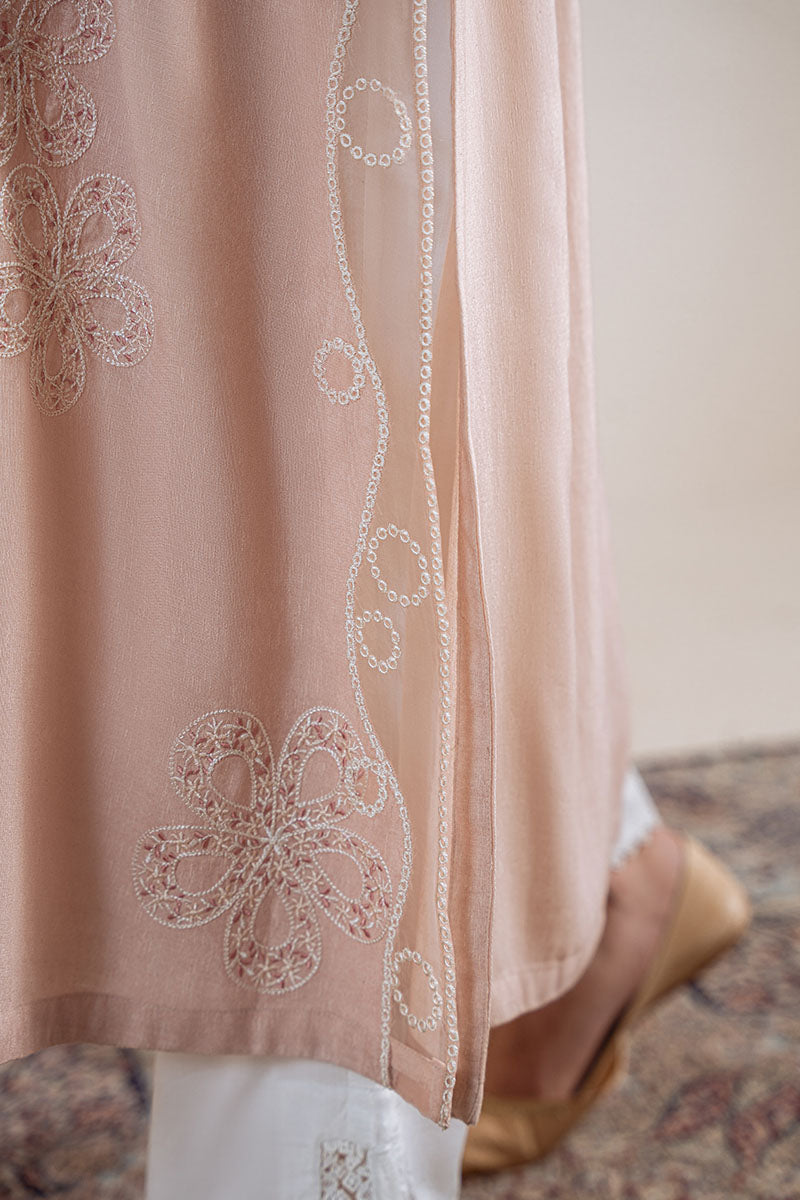 PINK SWIRL-2PC (SHIRT & DUPATTA)