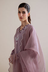 PURPLE HAZE-3PC (SHIRT, TROUSER & DUPATTA)