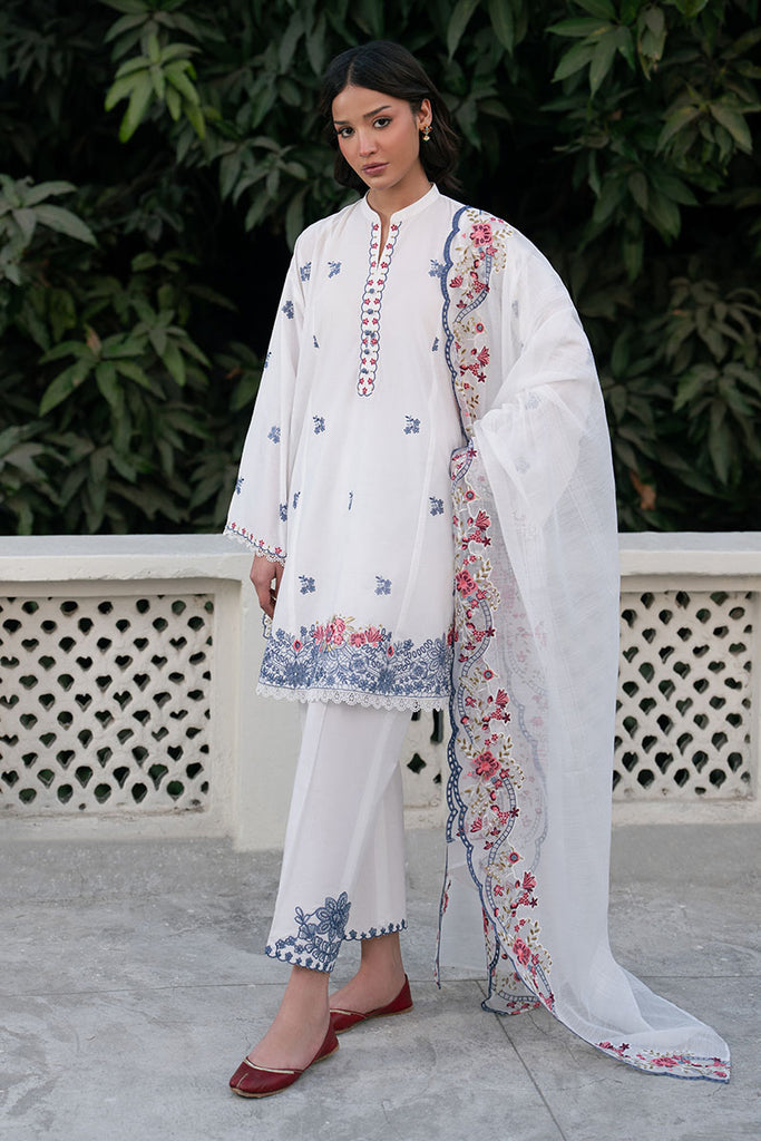 DEW WHISPER- 3PC EMBROIDERED LAWN SUIT