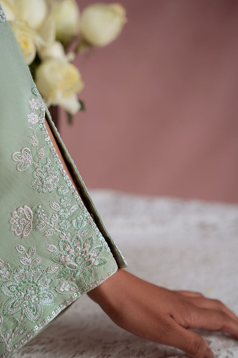 GREEN REVERIE-2PC (SHIRT & TROUSER)