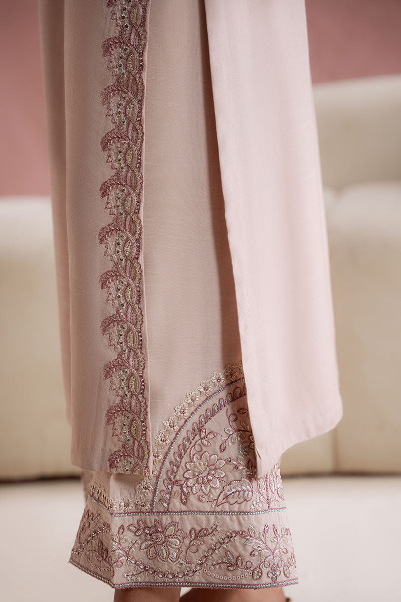 PEACH WHISPER-2PC (SHIRT & TROUSER)