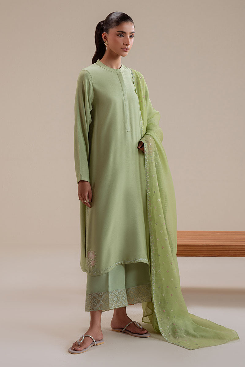 PALM TREE-3PC (SHIRT, TROUSER & DUPATTA)