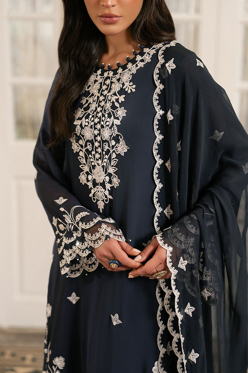 CERULEAN STITCH-3PC (SHIRT, TROUSER & DUPATTA)