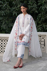 DEW WHISPER-3PC (SHIRT, TROUSER & DUPATTA)