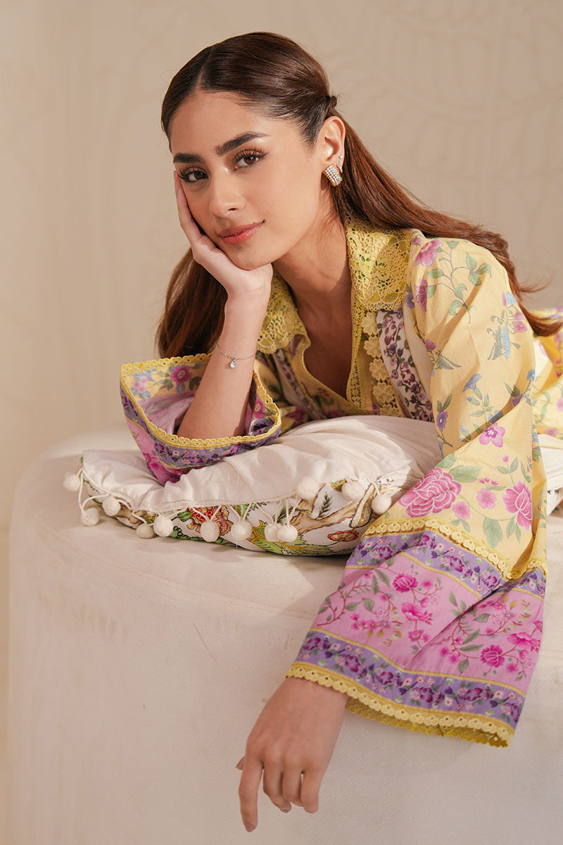 PASTEL BLOOM-3 PIECE PRINTED LAWN SUIT