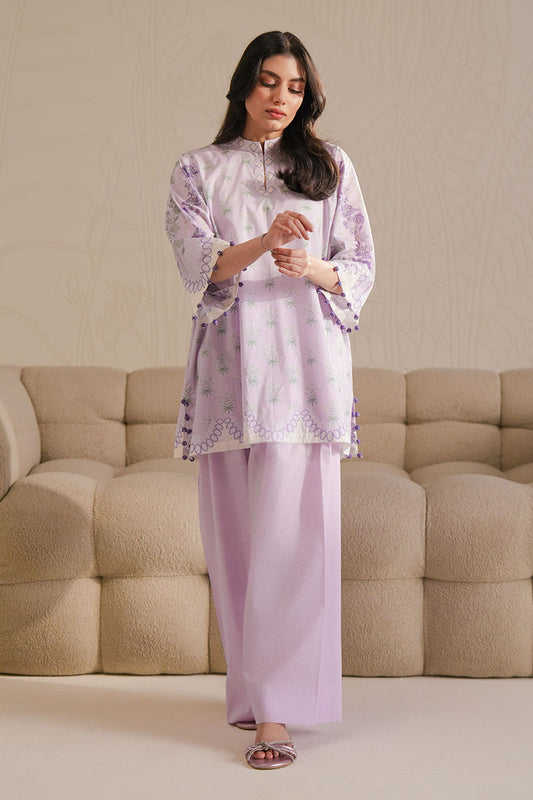 OPULENT ORCHID-2 PIECE PRINTED LAWN SUIT