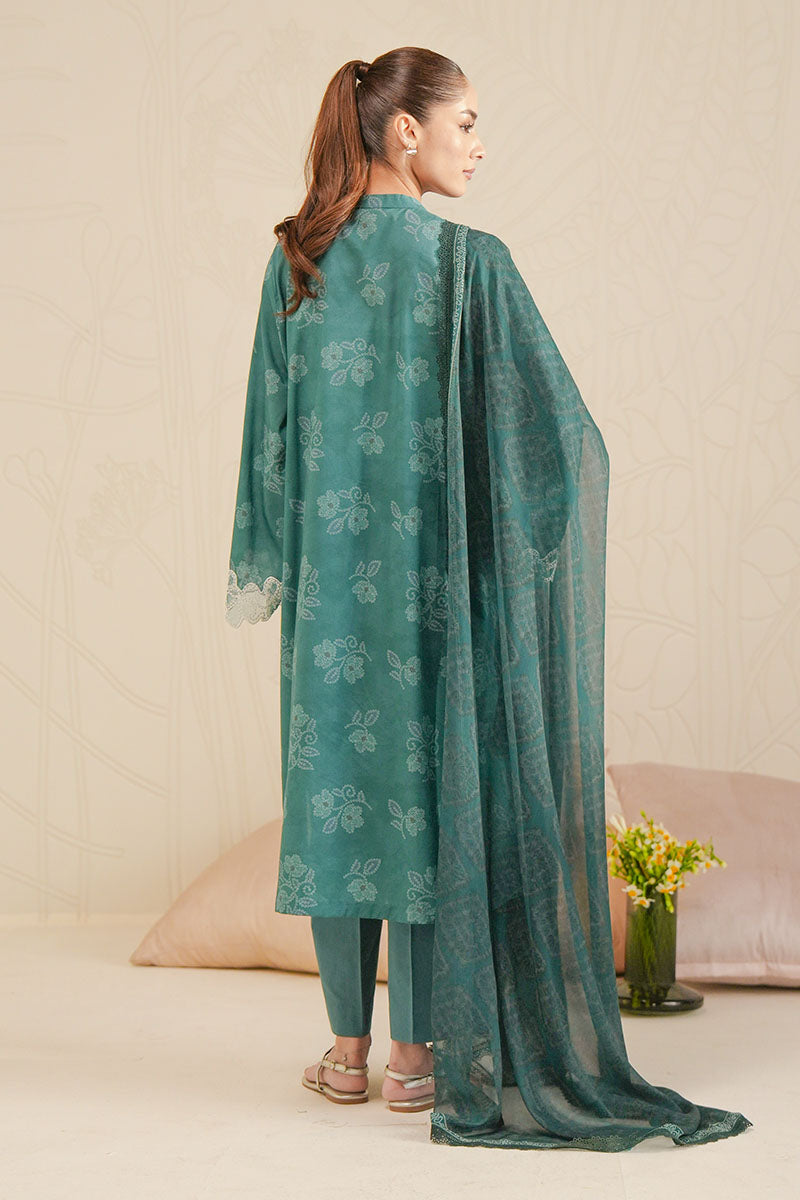 FOREST DEW-3 PIECE PRINTED LAWN SUIT