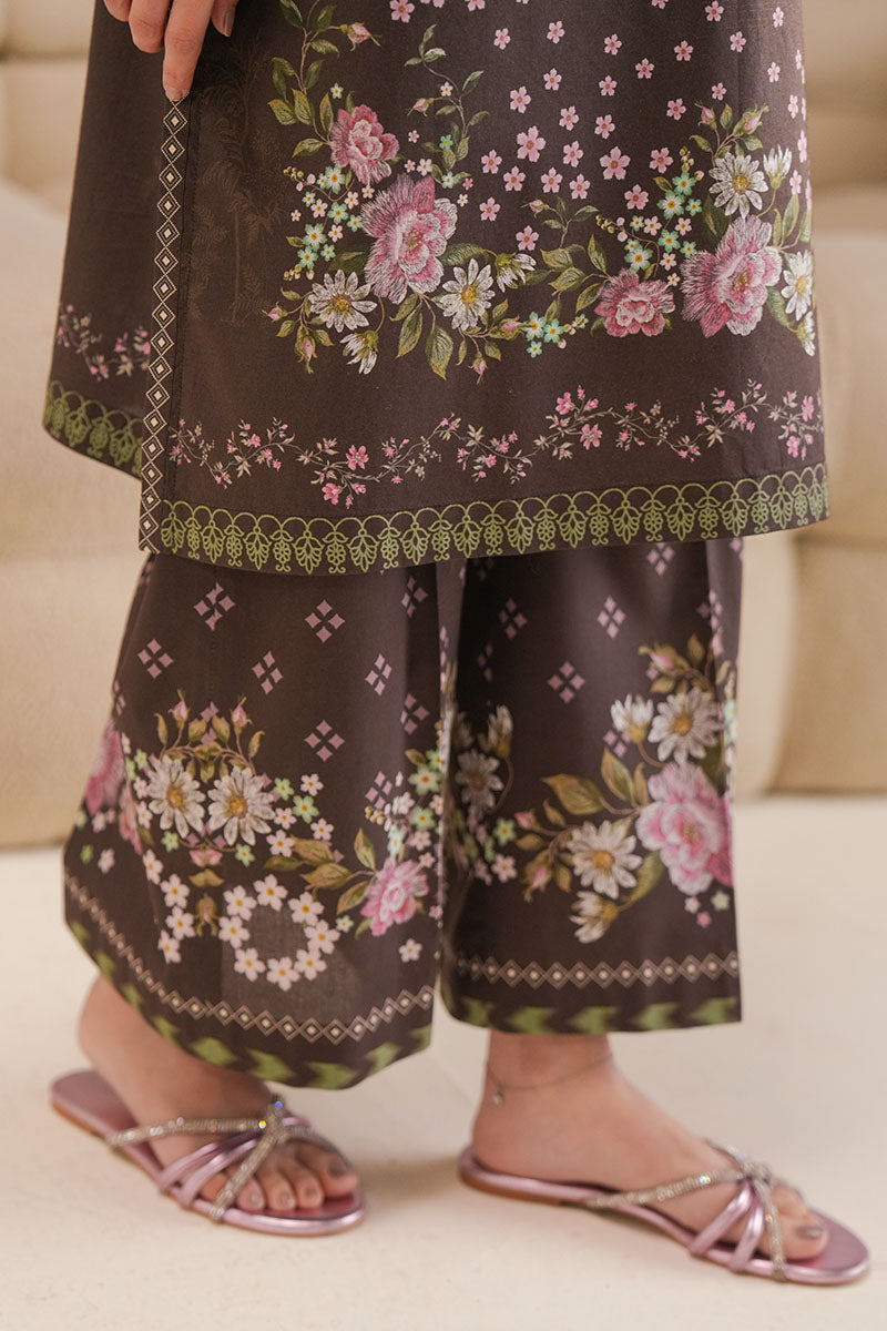 ENCHANTED FLORA-2 PIECE PRINTED LAWN SUIT