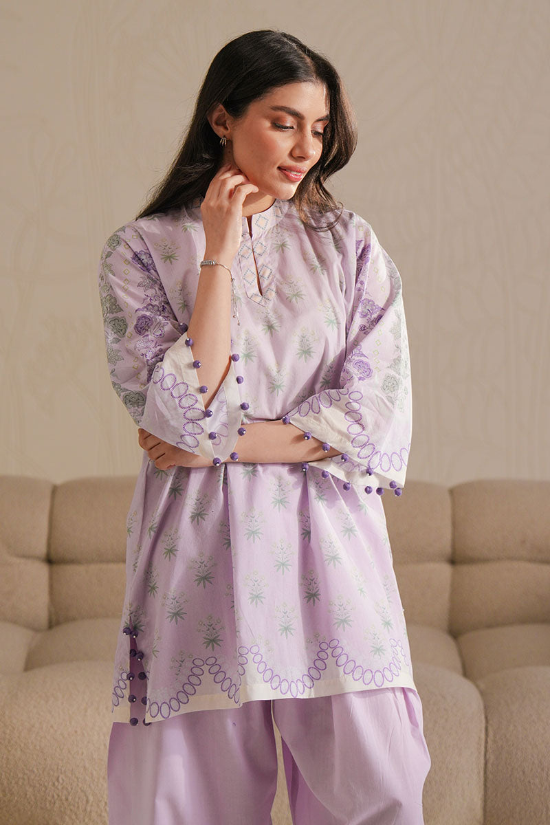 OPULENT ORCHID-2 PIECE PRINTED LAWN SUIT