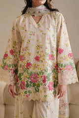 PETAL VEIL-3 PIECE PRINTED LAWN SUIT