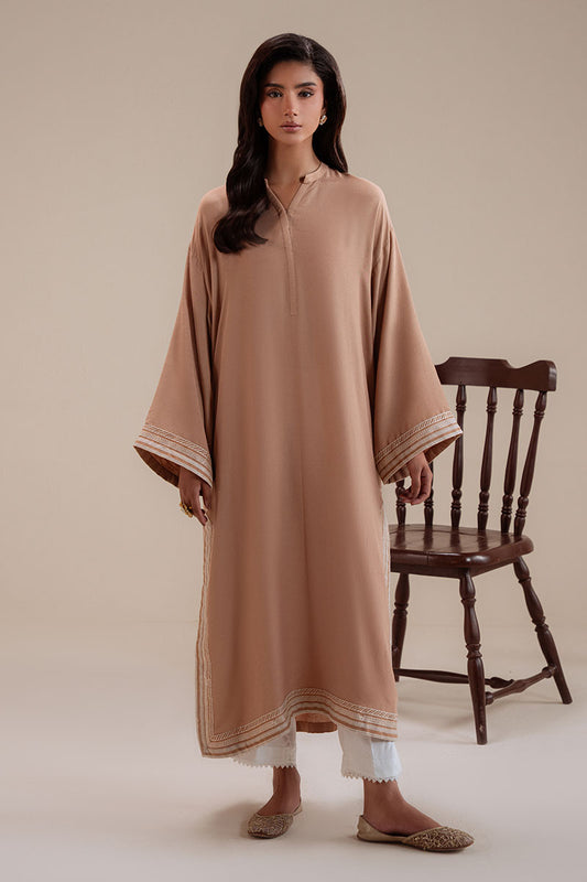 SUNSET OCHRE EMBROIDERED SHIRT