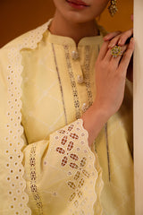 BUTTER BLISS-3PC CHIKANKARI SUIT
