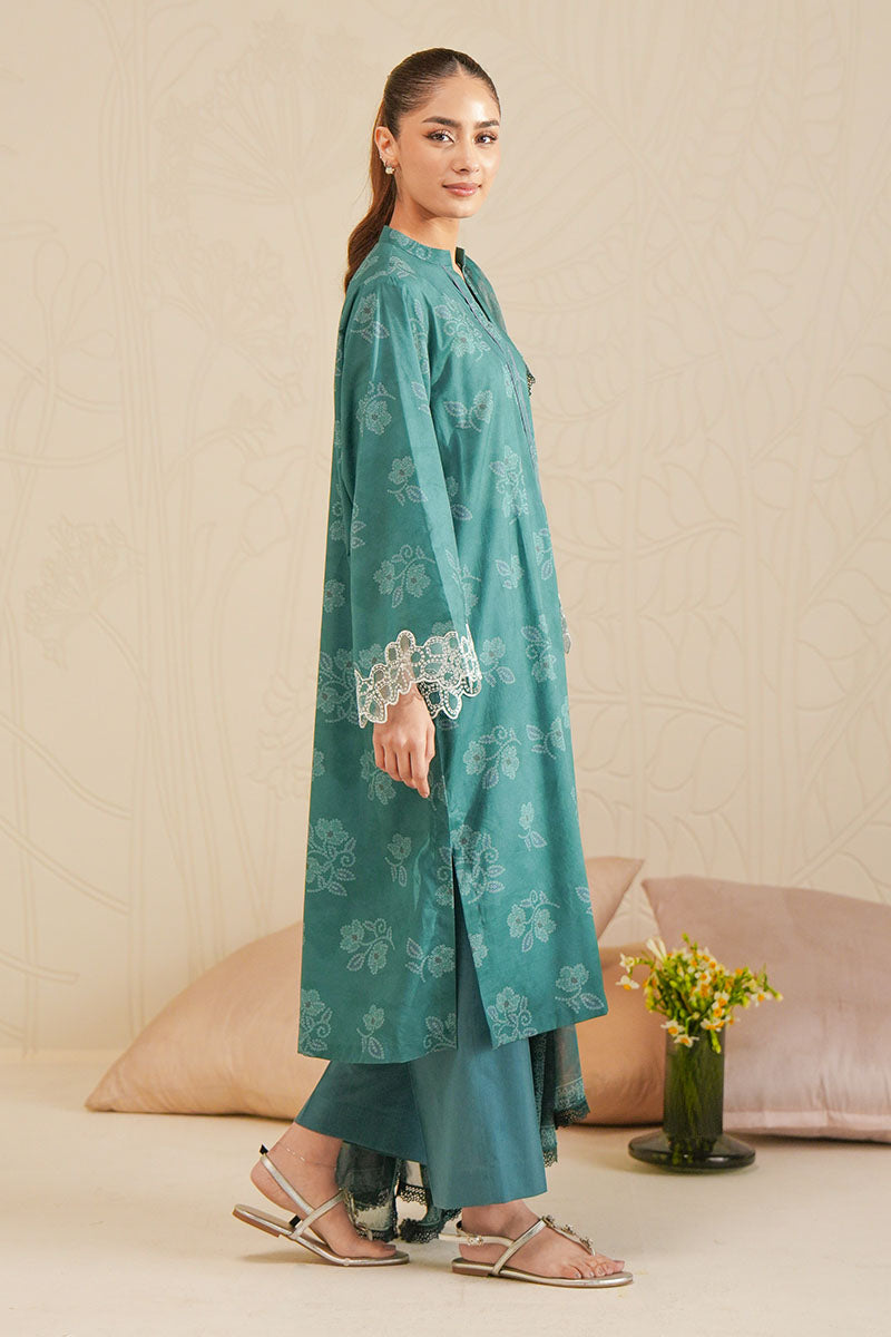 FOREST DEW-3 PIECE PRINTED LAWN SUIT