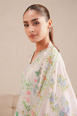 MINTY GLOW-3 PIECE PRINTED LAWN SUIT