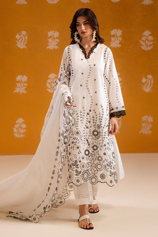 PRISTINE NOIR-3PC CHIKANKARI SUIT