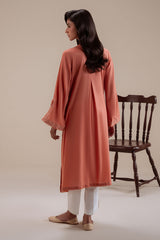 CARAMEL GLOW DYED LAWN SHIRT