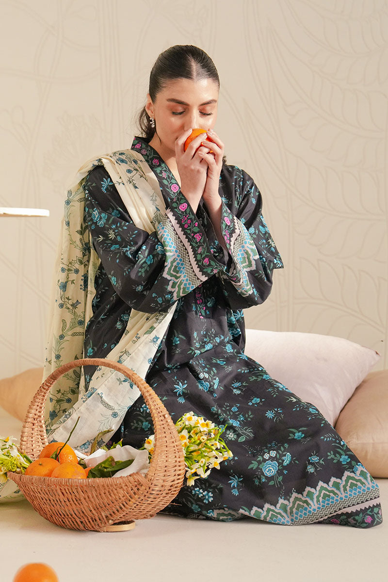 AQUA GRACE-3 PIECE PRINTED LAWN SUIT