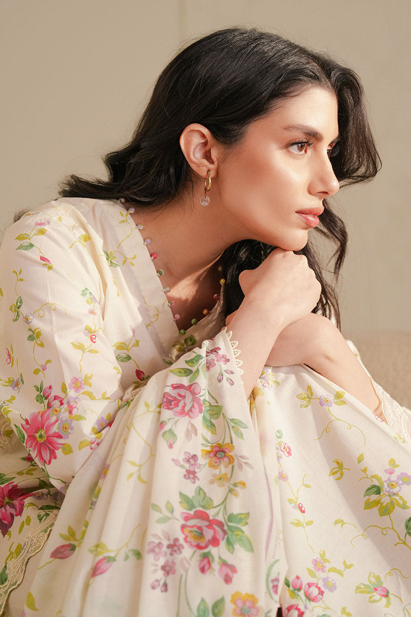 PETAL VEIL-3 PIECE PRINTED LAWN SUIT