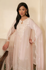 PALE PINK-3PC (SHIRT, TROUSER & DUPATTA)