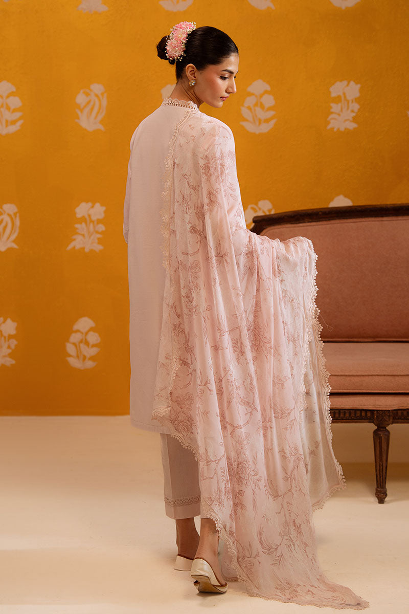 ROSE LUSTER-3PC CHIKANKARI SUIT