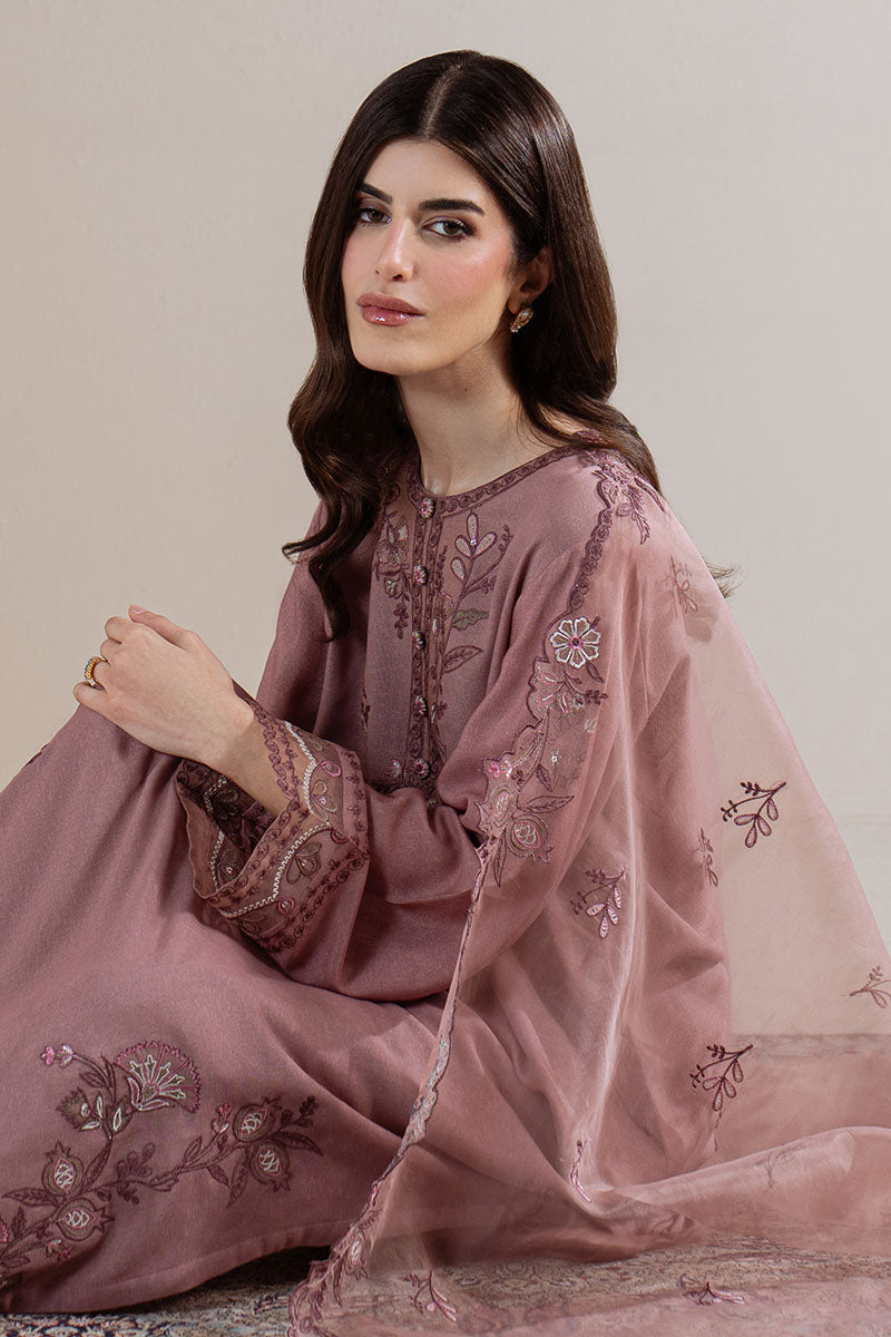ORCHID DUSK-3PC (SHIRT, TROUSER & DUPATTA)