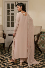 PALE PINK-3PC (SHIRT, TROUSER & DUPATTA)