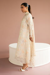 VANILLA BLOOM-2PC (SHIRT & DUPATTA)