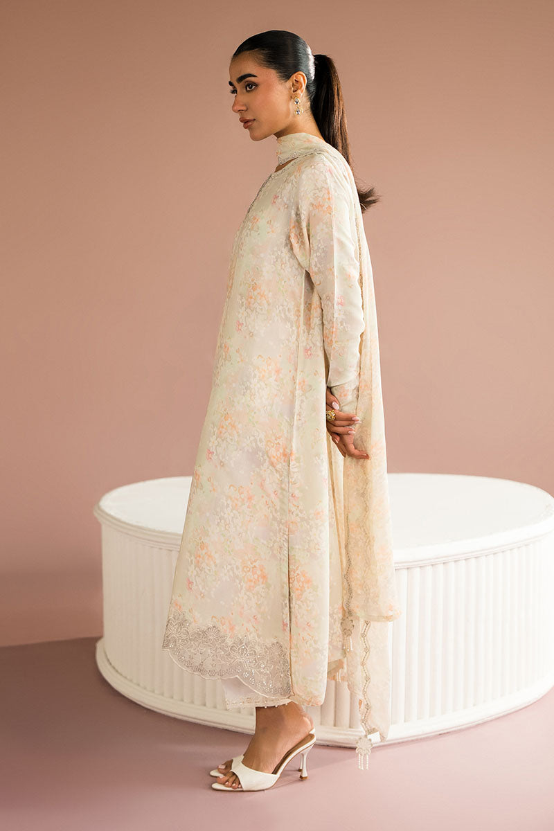 VANILLA BLOOM-2PC (SHIRT & DUPATTA)