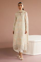 VANILLA BLOOM-2PC (SHIRT & DUPATTA)