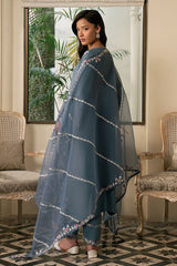 VIVID VISTA-3PC (SHIRT, TROUSER & DUPATTA)