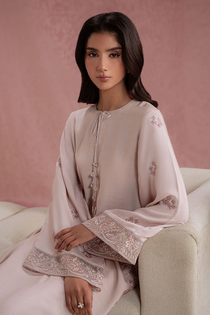 PEACH WHISPER-2PC (SHIRT & TROUSER)