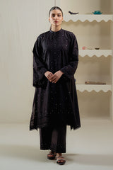 NOIR SPELL EMBROIDERED SHIRT