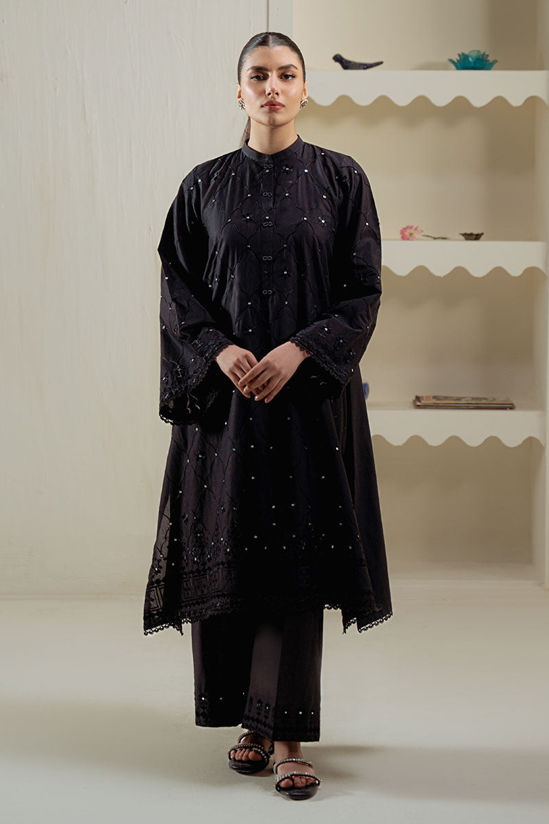 NOIR SPELL EMBROIDERED SHIRT