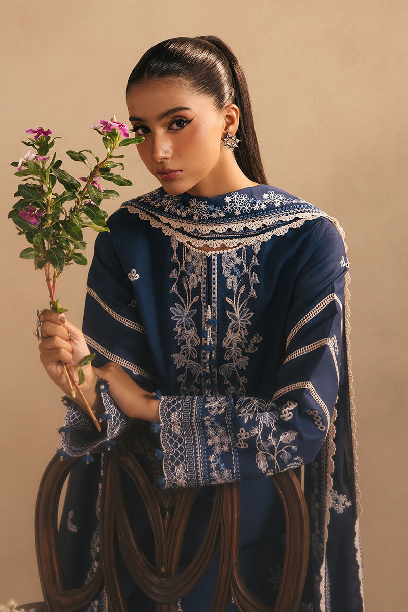 NIRVANA DIVE- 3PC EMBROIDERED LAWN SUIT