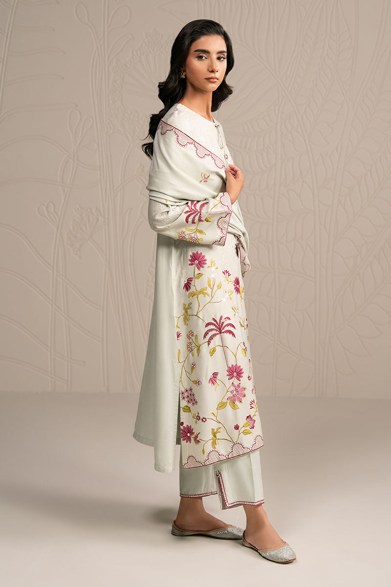 PASTEL GROVE-3PC (SHIRT, TROUSER & DUPATTA)