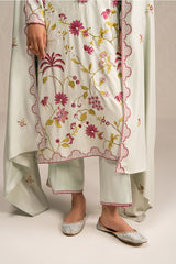PASTEL GROVE-3PC (SHIRT, TROUSER & DUPATTA)