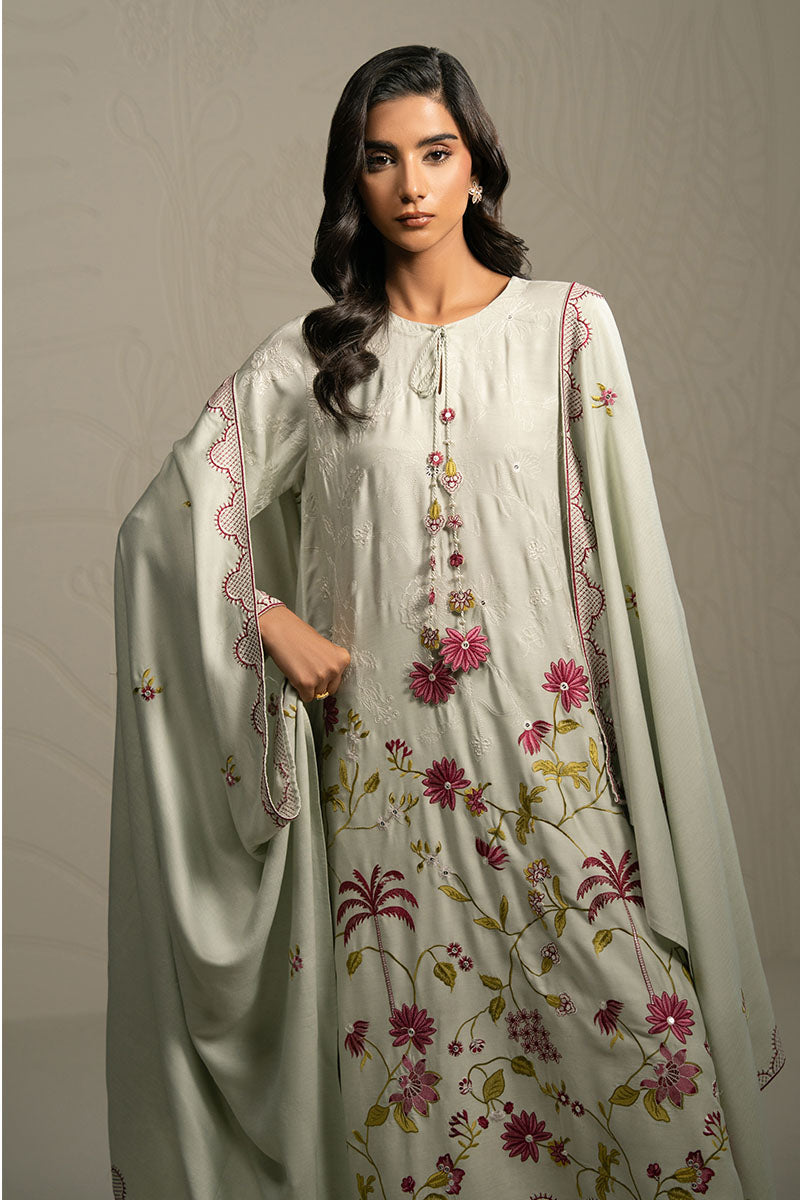 PASTEL GROVE-3PC (SHIRT, TROUSER & DUPATTA)