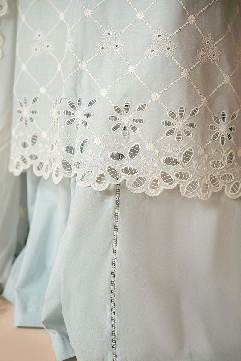 PASTEL BREEZE-3PC CHIKANKARI SUIT