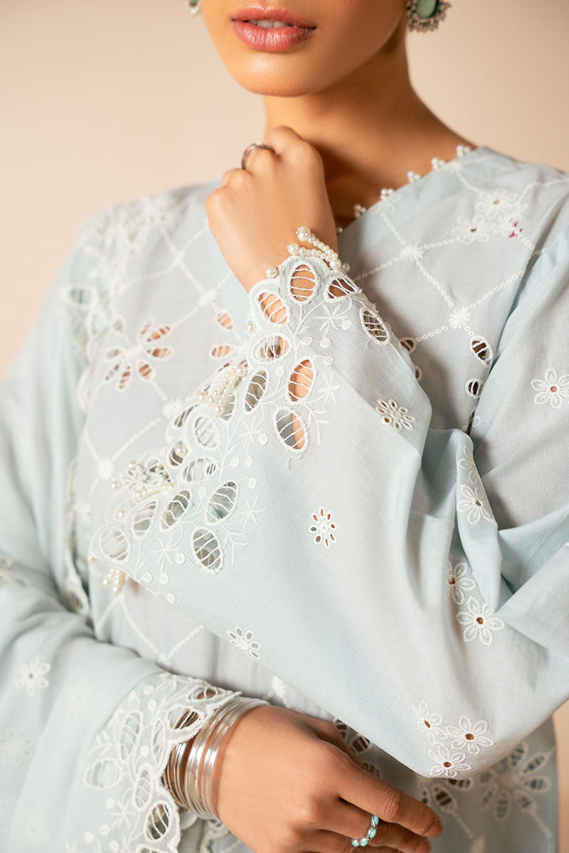 PASTEL BREEZE-3PC CHIKANKARI SUIT