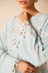 PASTEL BREEZE-3PC CHIKANKARI SUIT